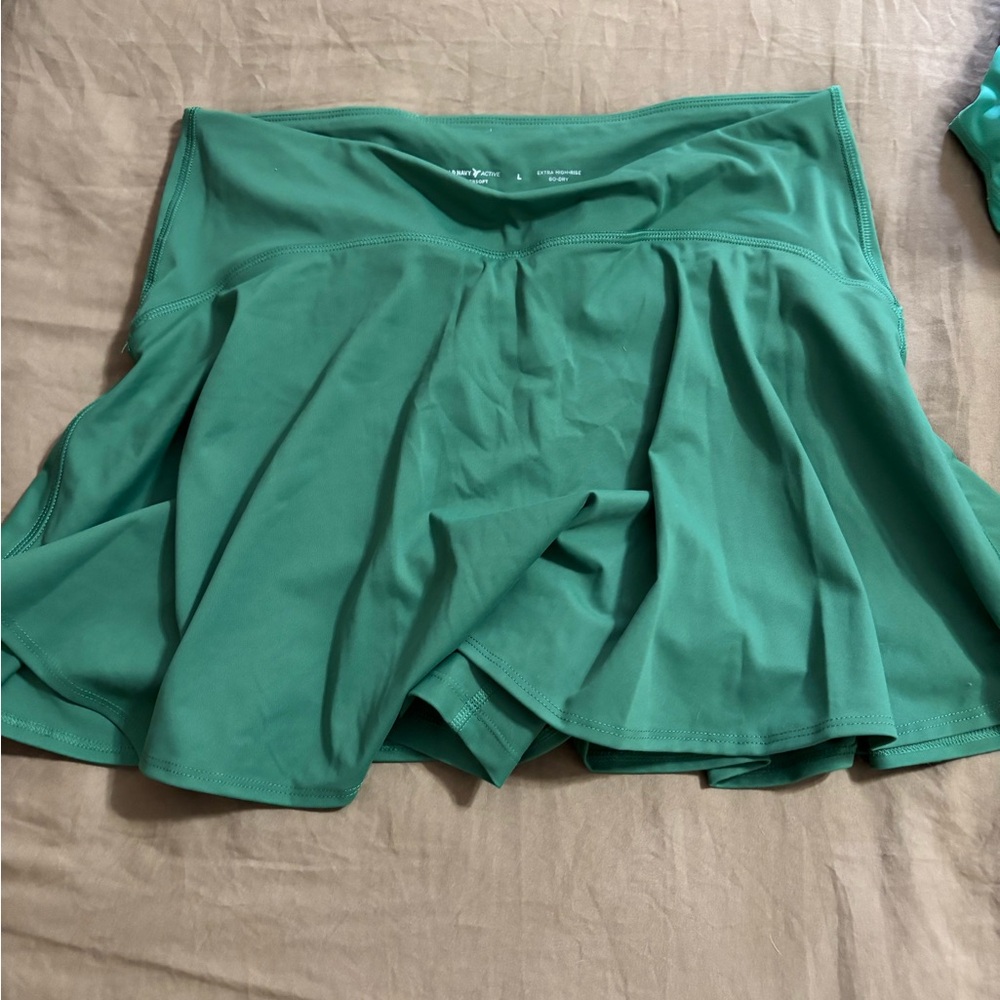 Old Navy Green Mini Skirt